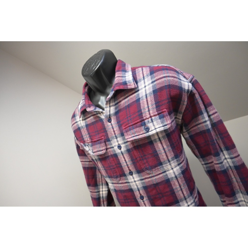 American Eagle Flannel‎ Shirt Mens Medium Lumberjack Plaid Long Sleeve Excellent